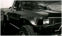 Thumbnail for Bushwacker 84-88 Toyota Cutout Style Flares 2pc Compatible w/ Domestic or Import Bed - Black