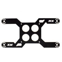 Thumbnail for Nitrous Express Carb Plate Solenoid Bracket for Dominator (4 Solenoid)