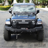 Thumbnail for Westin 18-20 Jeep Wrangler JL WJ2 Full Width Front Bumper - Textured Black