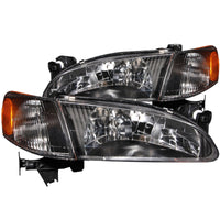 Thumbnail for ANZO 1998-2000 Toyota Corolla Crystal Headlights Black