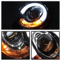 Thumbnail for Spyder Mini Cooper 2010-2012 Projector Headlights Xenon/HID Model- DRL Blk PRO-YD-MC07-HID-DRL-BK
