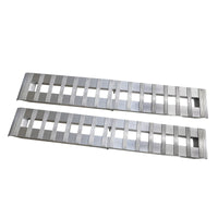Thumbnail for Gen-Y Heavy-Duty 8ft Aluminum Foldable Loading Ramps 15in x 96in 3K Capacity Per Ramp - Pair