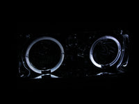 Thumbnail for ANZO 1991-1994 Toyota Land Cruiser Crystal Headlights w/ Halo Chrome