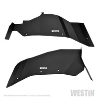 Thumbnail for Westin 18-20 Jeep Wrangler JK Inner Fenders - Rear - Textured Black