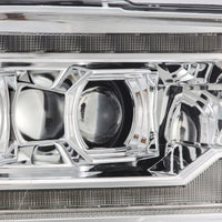 Thumbnail for AlphaRex 09-18 Dodge Ram 2500 LUXX LED Proj Headlights Plank Style Chrm w/Activ Light/Seq Signal/DRL