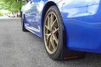 Thumbnail for Rally Armor 15-21 Subaru WRX/STI (Sedan ONLY) Black UR Mud Flap w/ Light Blue Logo