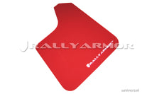 Thumbnail for Rally Armor Universal Fit (No Hardware) Red UR Mud Flap w/ White Logo