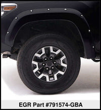 Thumbnail for EGR 14+ Chev Silverado 6-8ft Bed Bolt-On Look Color Match Fender Flares - Set - Black