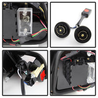 Thumbnail for Spyder 04-06 BMW E46 2Dr (Coupe ONLY No Conv.) Lgtbar Styl LED Tail Lghts Blk ALT-YD-BE4604-LBLED-BK