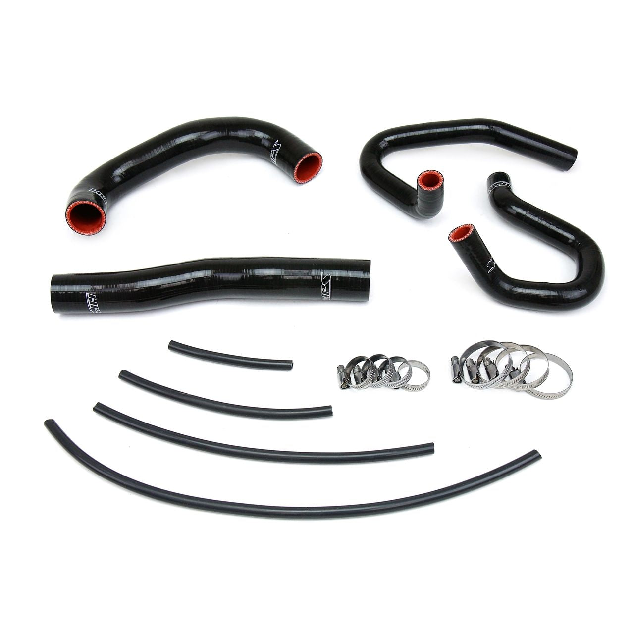 HPS Reinforced Black Silicone Radiator + Heater Hose Kit Coolant for Hyundai 13-14 Genesis Coupe 2.0T Turbo 4Cyl