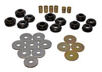 Thumbnail for Energy Suspension 75-79 Chevrolet Nova / Chevy II Black Body Mount Set