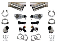 Thumbnail for Granatelli 2.25in Stainless Steel Electronic Dual Exhaust Cutout
