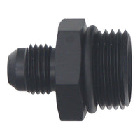 Thumbnail for DeatschWerks 10AN ORB Male to 6AN Male Flare Adapter (Incl O-Ring) - Anodized Matte Black