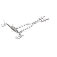 Thumbnail for MagnaFlow Cat Back, SS, 2.5in, Quad Split Polish 4in tip 14-15 Jeep Grand Cherokee 3.6L/5.7L V6/V8