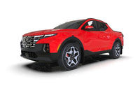 Thumbnail for Rally Armor 2022 Hyundai Santa Cruz Black Mud Flap w/ Light Blue Logo