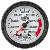 Thumbnail for Autometer Phantom II Nitrous Pressure 2 5/8in 1600 psi Stepper Motor Gauge with Peak and Warning
