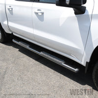 Thumbnail for Westin Premier 4 Oval Nerf Step Bars - 85 in - Black