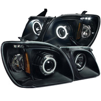 Thumbnail for ANZO 1998-2007 Lexus Lx470 Projector Headlights w/ Halo Black (CCFL)