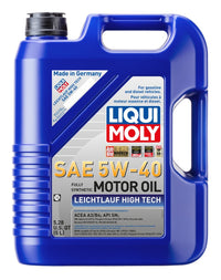 Thumbnail for LIQUI MOLY 5L Leichtlauf (Low Friction) High Tech Motor Oil SAE 5W40