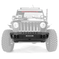Thumbnail for Go Rhino 07-20 Jeep Wrangler JL/JLU/JK/JKU/Gladiator JT Trailline Front Stubby Bumper