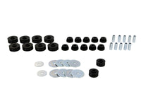 Thumbnail for Whiteline 84-88 Toyota 4Runner Body Mount Bushing Assembly Kit - Front/Rear