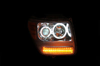 Thumbnail for ANZO 2007-2012 Dodge Nitro Projector Headlights w/ Halo Chrome (CCFL) G2
