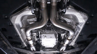 Thumbnail for Stainless Works 2016-18 Cadillac CTS-V Sedan Headers 2in Primaries 3in Catted Leads Into X-Pipe