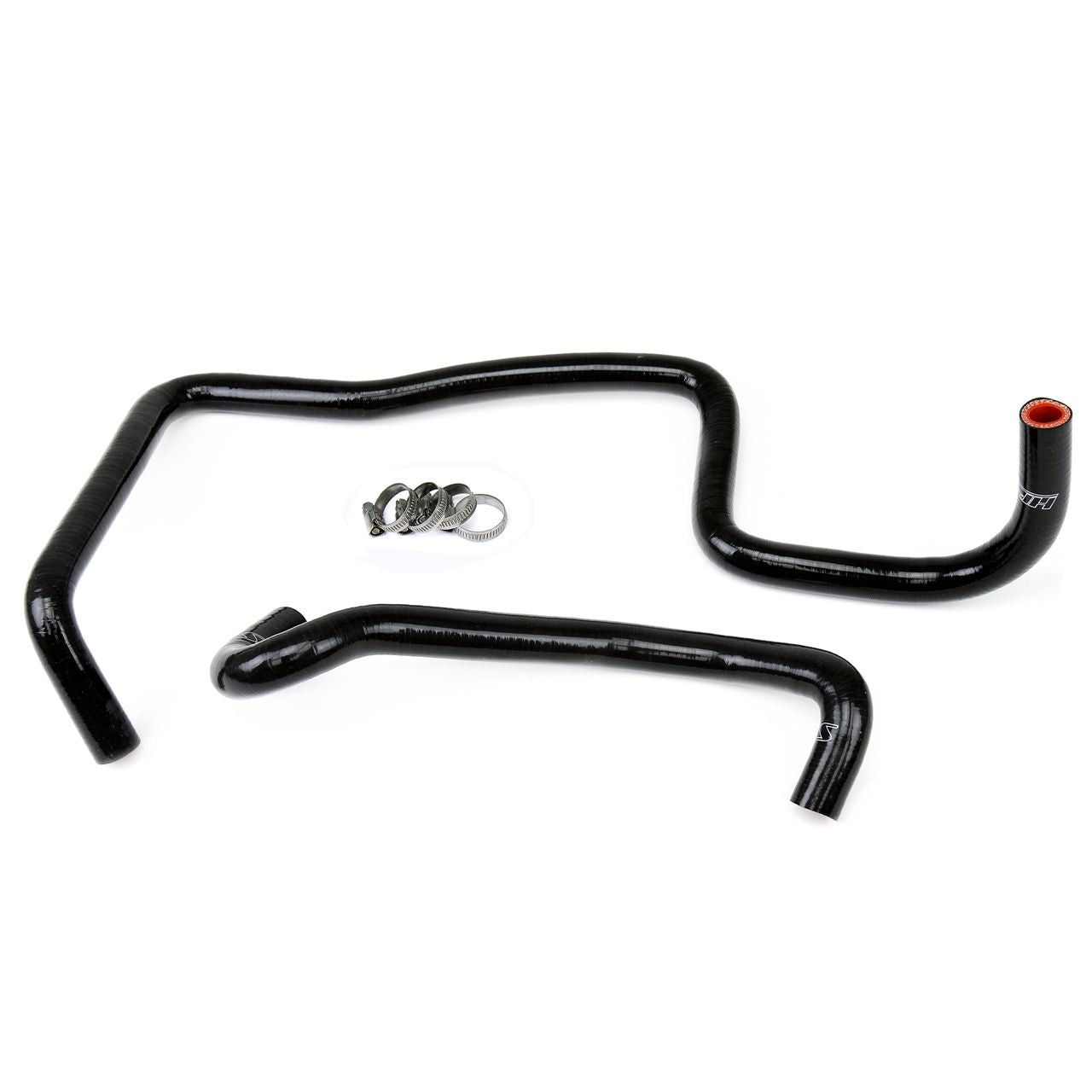 HPS Black Reinforced Silicone Heater Hose Kit Coolant for Jeep 06-10 Grand Cherokee WK1 SRT8 6.1L V8