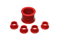 Thumbnail for Energy Suspension 88-91 Honda Civic/CRX Red Power Steering Rack Bushing Set