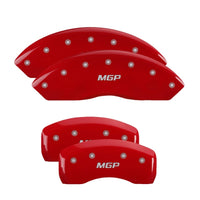 Thumbnail for MGP 4 Caliper Covers Engraved Front & Rear MGP Red Finish Silver Characters 2018 Kia Stinger