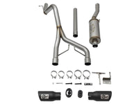 Thumbnail for aFe Rebel Series CB 2.5in Dual Center Exit SS Exhaust w/ Black Tips 07-15 Jeep Wrangler 3.6L/3.8L V6