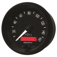 Thumbnail for Autometer GT Series 3-3/8in In Dash 0-160 MPH Electronic Programmable Speedometer