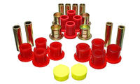 Thumbnail for Energy Suspension 87-04 Dodge Dakota / 98-03 Durango 4WD Red Front End Control Arm Bushing Set