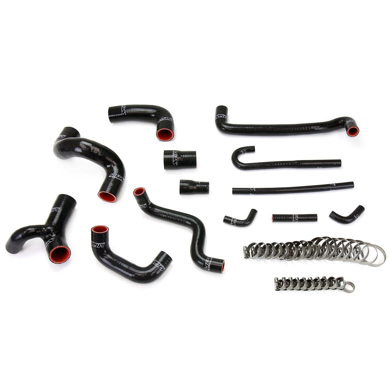 HPS Black Reinforced Silicone Radiator and Heater Hose Kit Coolant for BMW 88-91 E30 M3 Left Hand Drive