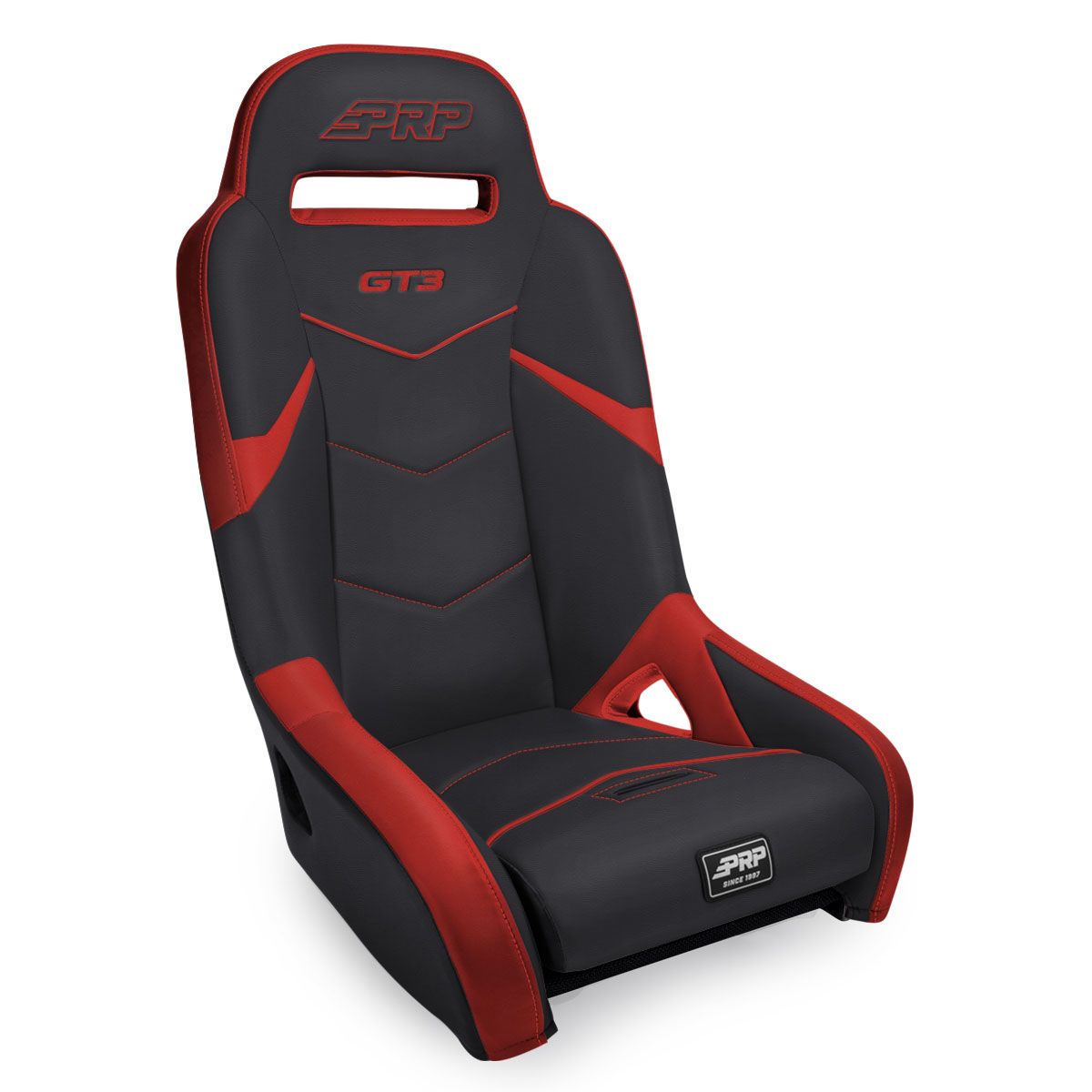 PRP Polaris RZR PRO XP/PRO R/Turbo R GT3 Suspension Seat- Black/Red