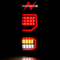 Thumbnail for ANZO 2007-2013 Toyota Tundra LED Taillights Plank Style Black w/Smoke Lens