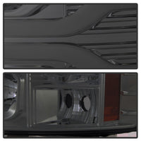 Thumbnail for Spyder Chevy Silverado 1500 07-13 Version 3 Projector Headlights - Smoke PRO-YD-CS07V3-LBDRL-SM