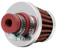 Thumbnail for K&N 2in Base OD x .375in Flange ID x 1.75in H Rubber Base Crankcase Vent Filter