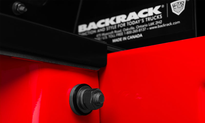 BackRack 19-23 RAM 1500 14-Gauge Steel Trace Rack w/ Hardware Kit - Black