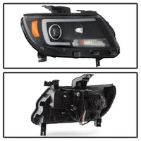 Thumbnail for Spyder 15-17 Chevy Colorado Projector Headlights - Light Bar LED - Black (PRO-YD-CCO15-LBDRL-BK)
