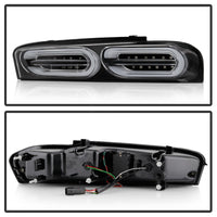 Thumbnail for Spyder Chevy Camaro 16-18 (Do Not Fit Halogen Model) LED Tail Lights Black ALT-YD-CCAM16LED-SEQ-BK