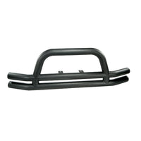 Thumbnail for Rugged Ridge 3-In Dbl Tube Front Bumper Black 76-06 CJ &Jeep Wrangler