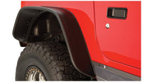 Thumbnail for Bushwacker 97-06 Jeep TJ Flat Style Flares 2pc - Black