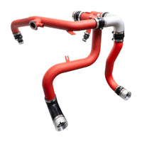 Thumbnail for Injen 21-23 Ford Bronco 2.7L V6 (TT) EcoBoost SES Intercooler Pipes - Wrinkle Red