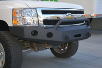 Thumbnail for DV8 Offroad 07-13 Chevrolet Silverado 1500 Front Bumper - Black Powdercoat