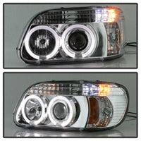 Thumbnail for Spyder Ford Explorer 95-01 1PC Projector Headlights LED Halo Chrm PRO-YD-FEXP95-HL-1PC-C