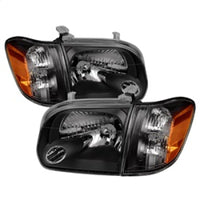 Thumbnail for Xtune Toyota Tundra Double Cab 05-06 OEM Style Headlights & Corner Lights Black HD-JH-TTUN05-AM-BK