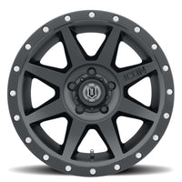Thumbnail for ICON Rebound 17x8.5 5x4.5 0mm Offset 4.75in BS 71.5mm Bore Satin Black Wheel