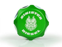Thumbnail for Sinister Diesel 13-17 Dodge/Ram 6.7 Cummins Billet Fuel Plug - Green
