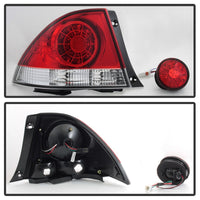 Thumbnail for Spyder 01-03 Lexus IS300 LED Tail Lights - Red Clear ALT-YD-LIS300-LED-SET-RC